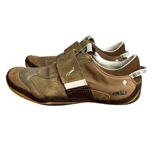 Cushe Womens Boutique Slip On Sneakers Size 10 Brown Mint Casual